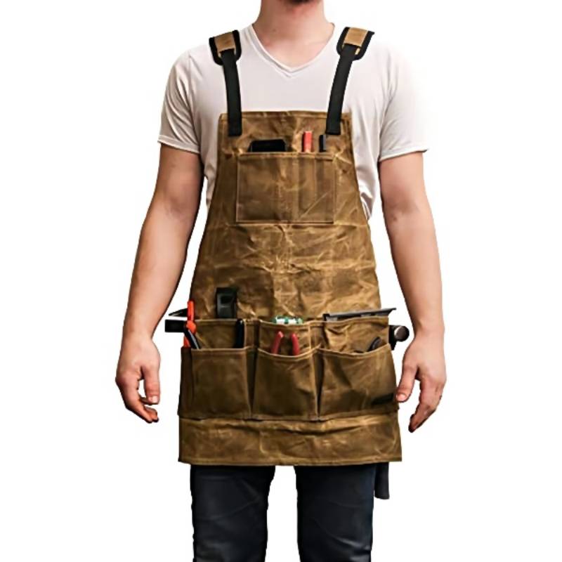 Heavy Duty Hardware Apron With Multi Pockets Waterproof Design