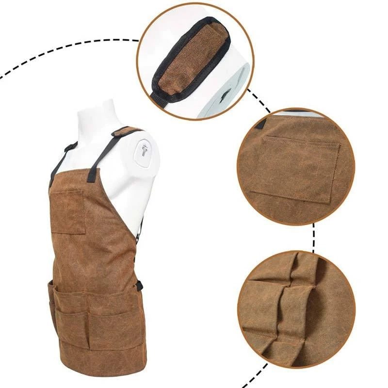 Heavy Duty Hardware Apron With Multi Pockets Waterproof Design