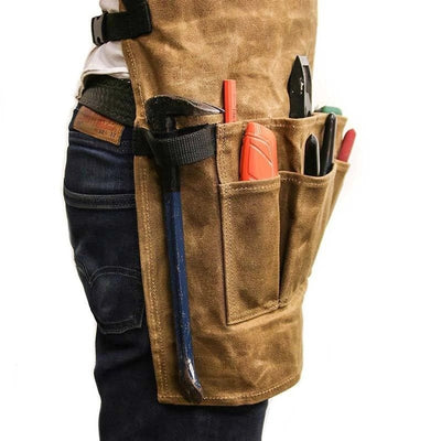 Heavy Duty Hardware Apron With Multi Pockets Waterproof Design