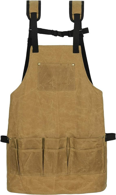 Heavy Duty Hardware Apron With Multiple Pockets Water Resistant