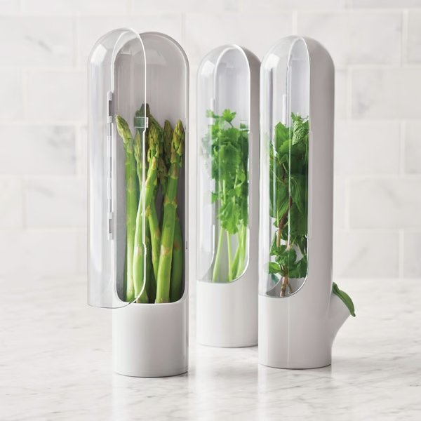 Herb Keeper Pod Fresh Herb Storage Container For Longer Freshness