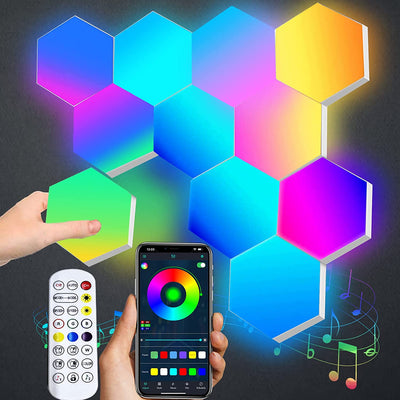 Hexagon Wall Lights Modern LED Geometric Lighting Fixtures