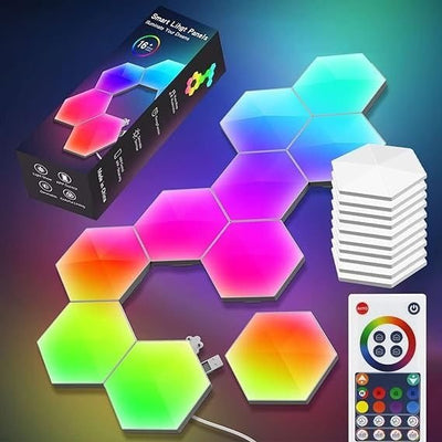 Hexagon Wall Lights Modern LED Geometric Lighting Fixtures