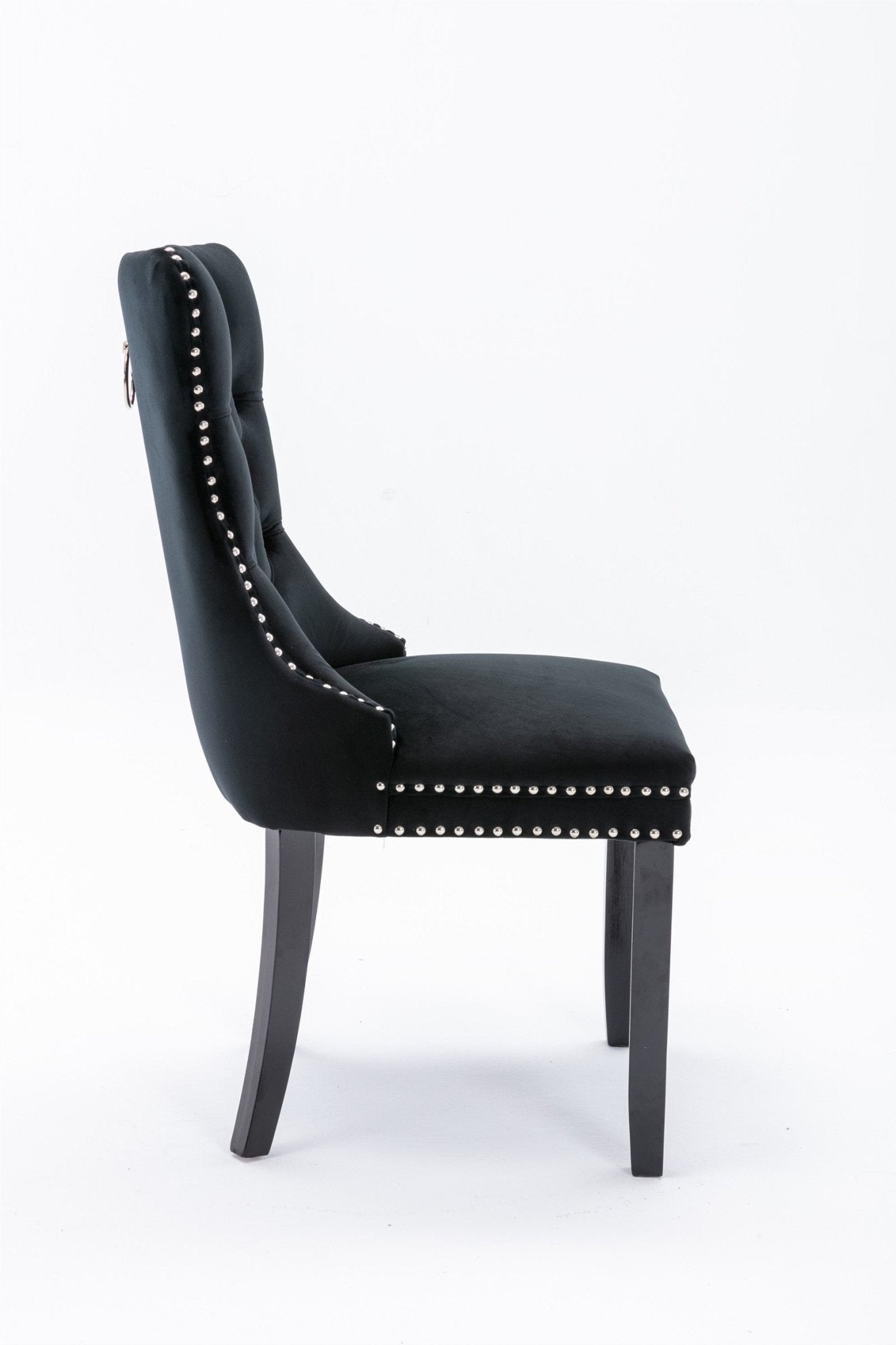 Velvet Dining Chair With Elegant Tufted Design For Dining Room