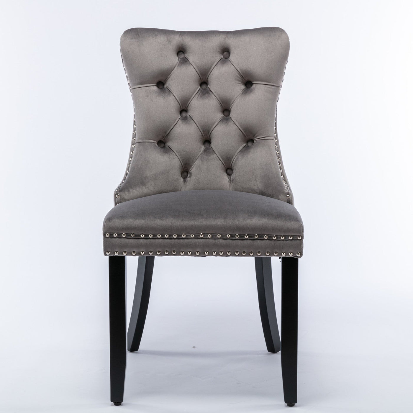 Velvet Dining Chair With Elegant Tufted Design For Dining Room