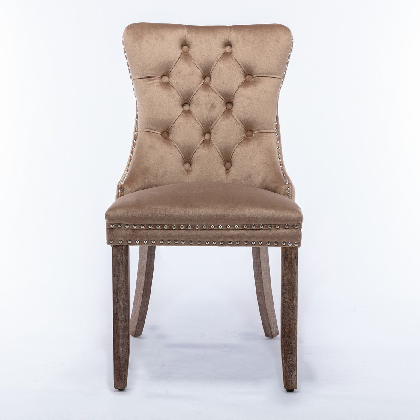 Velvet Dining Chair With Elegant Tufted Design For Dining Room