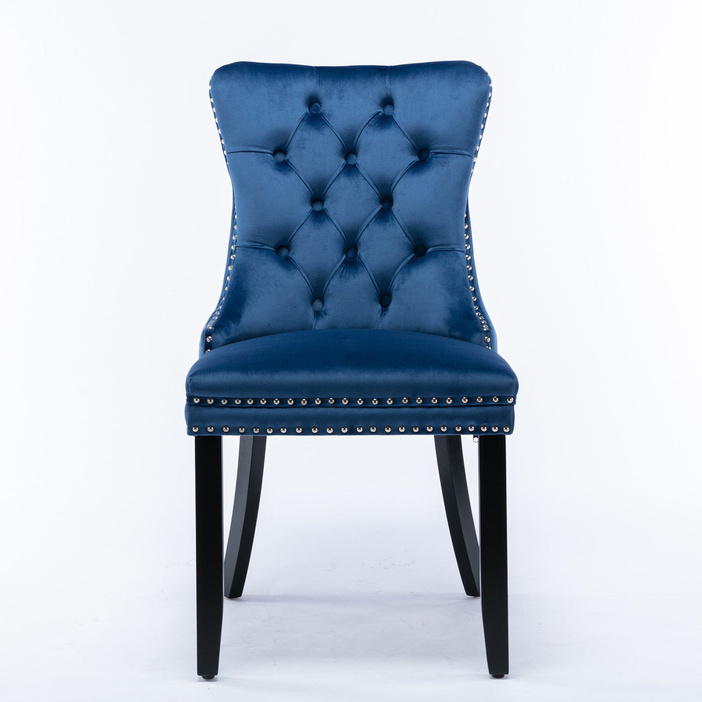 Velvet Dining Chair With Elegant Tufted Design For Dining Room