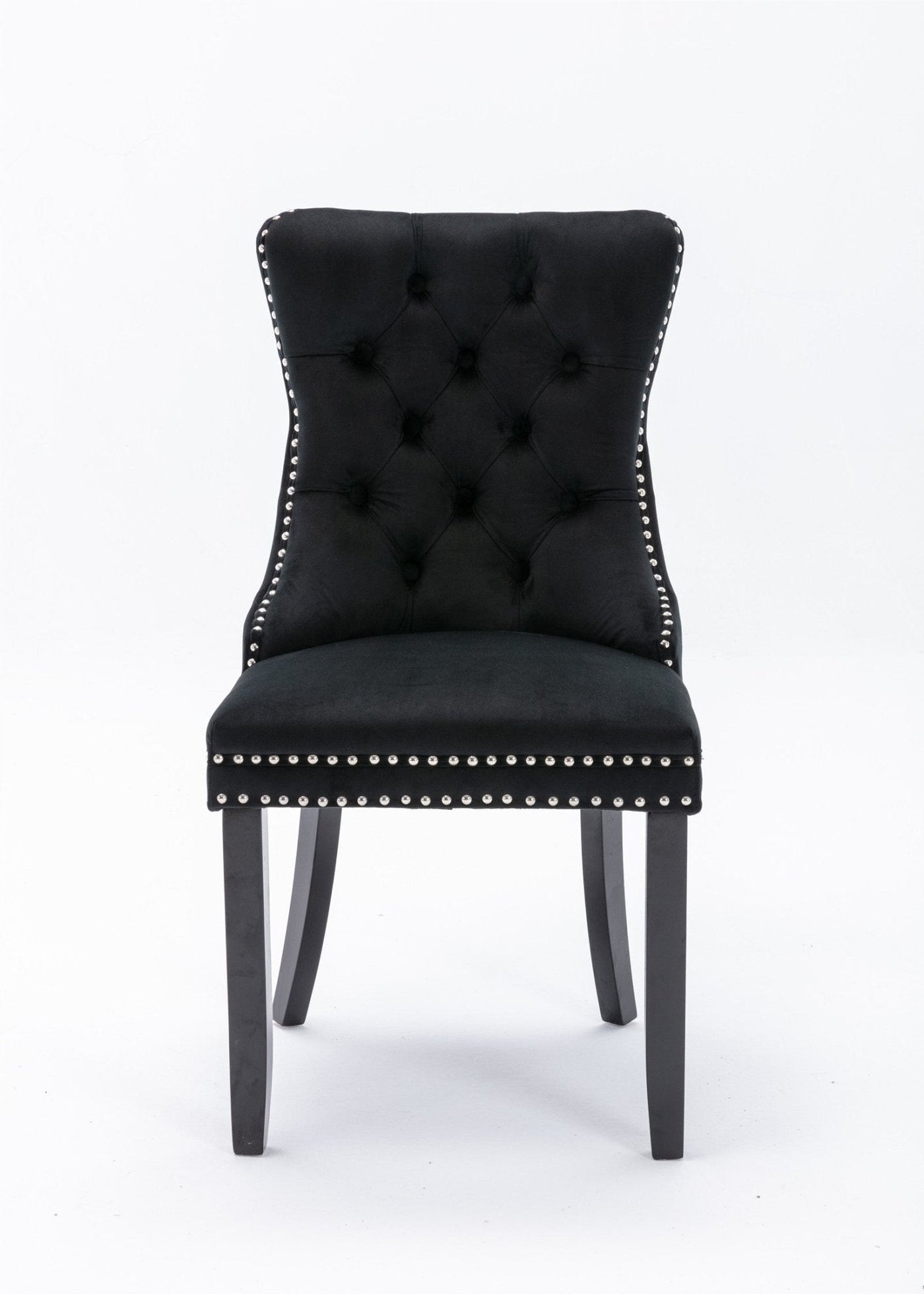 Velvet Dining Chair With Elegant Tufted Design For Dining Room