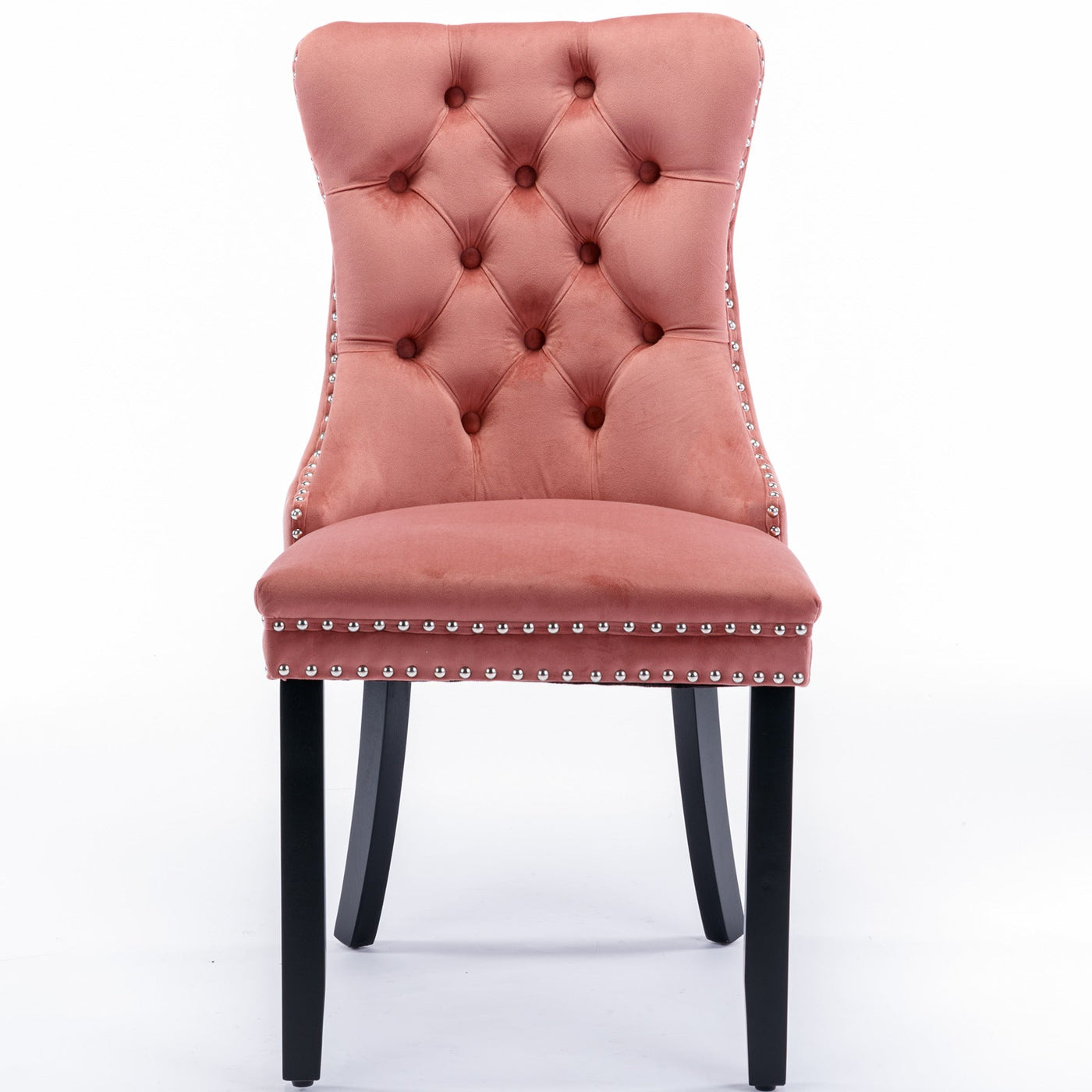 Velvet Dining Chair With Elegant Tufted Design For Dining Room