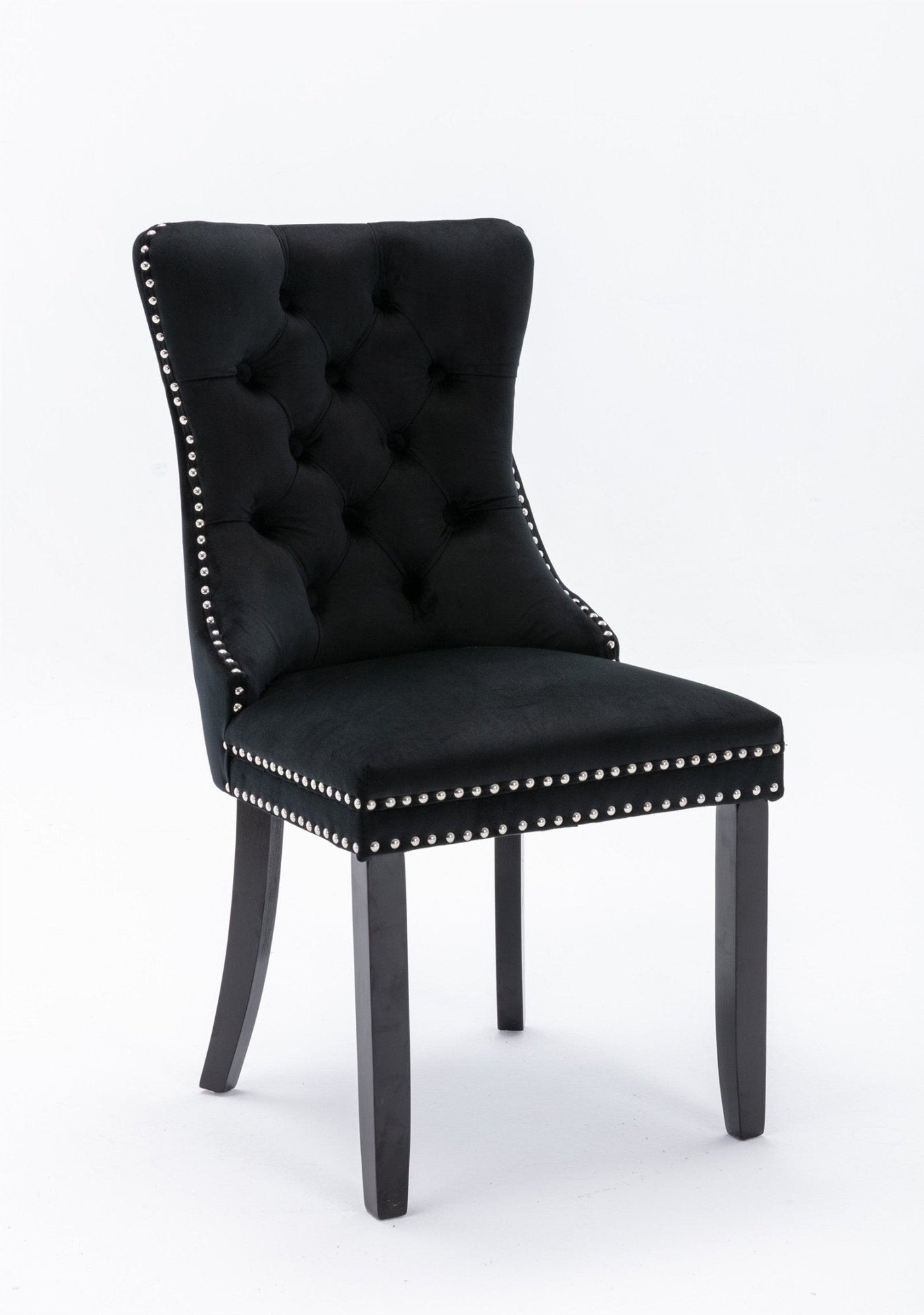 Velvet Dining Chair With Elegant Tufted Design For Dining Room