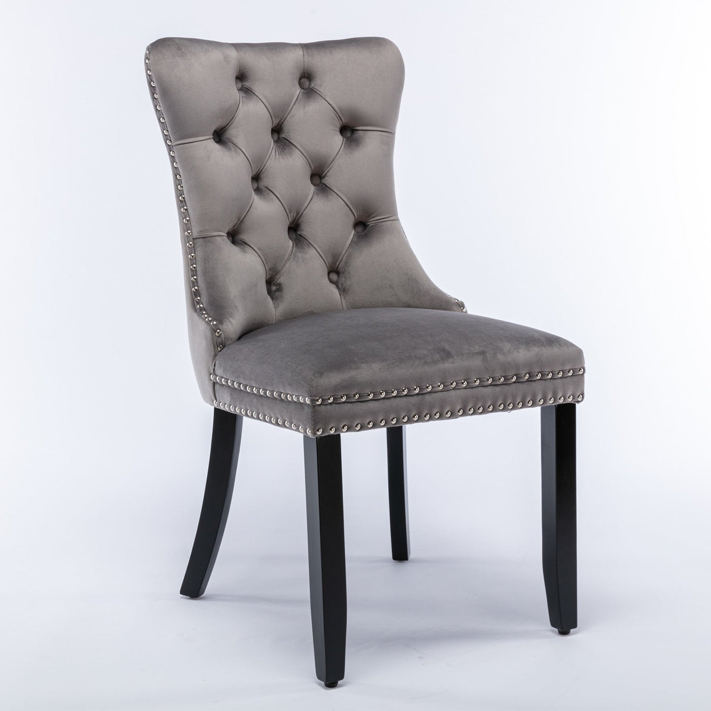 Velvet Dining Chair With Elegant Tufted Design For Dining Room