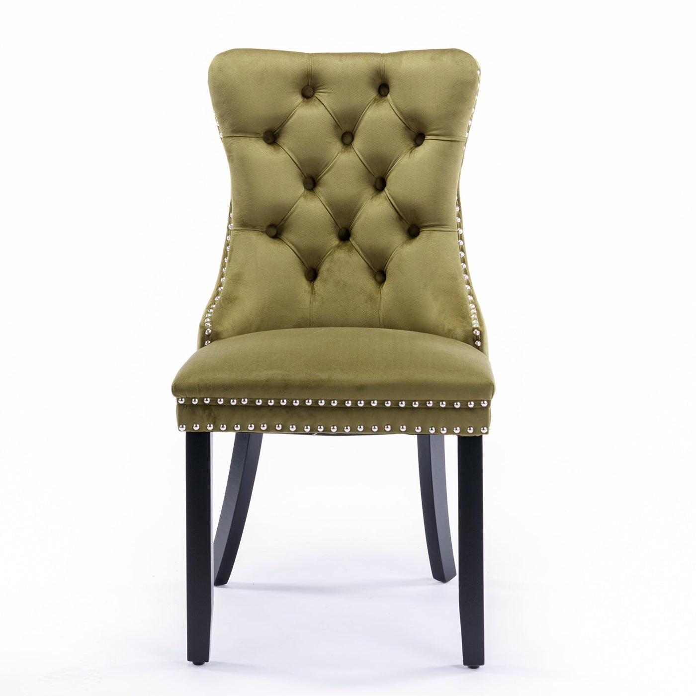 Velvet Dining Chair With Elegant Tufted Design For Dining Room