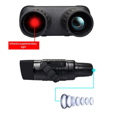 Night Vision Binoculars With Infrared For Clear Night Viewing