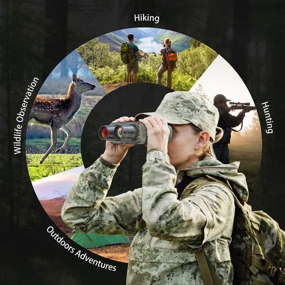 Night Vision Binoculars With Infrared For Clear Night Viewing