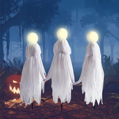 Holding Hands Halloween Ghost Decoration Garden Stakes Creepy Doll