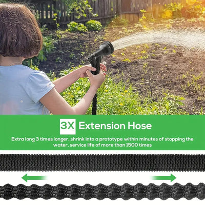 Expandable Garden Hose For Outdoor Watering And Gardening Tasks