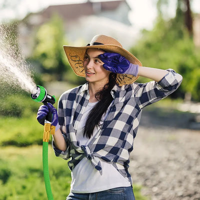 Expandable Garden Hose For Outdoor Watering And Gardening Tasks