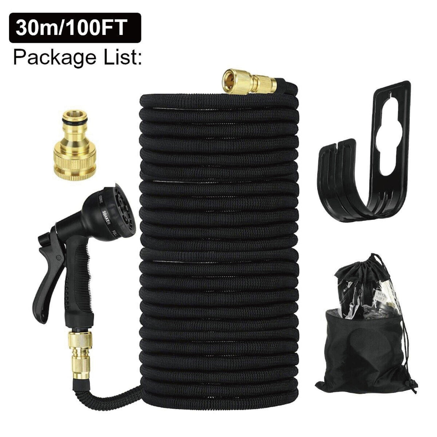 Expandable Garden Hose For Outdoor Watering And Gardening Tasks