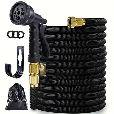 Expandable Garden Hose For Outdoor Watering And Gardening Tasks