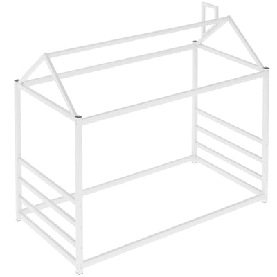 House Platform Bed With Roof And Chimney Kids Design