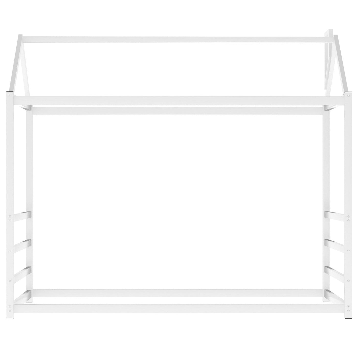 House Platform Bed With Roof And Chimney Kids Design