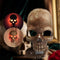 Human Skull Light Gothic Skeleton Plug In Wall Night Lamp