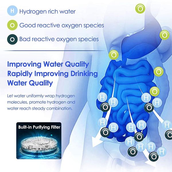 Hydrogen Water Ionizer Machine Electric Hydrogen Rich Water Generator