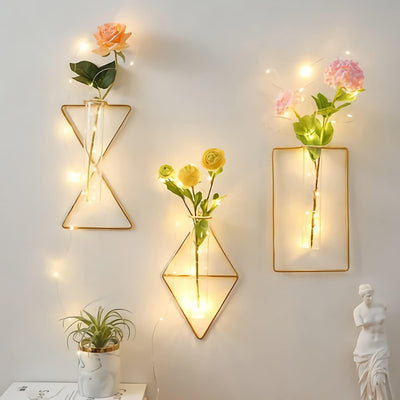 Hydroponic Wall Vase Plant Holder For Flower Arrangement Decor