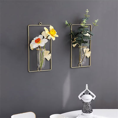 Hydroponic Wall Vase Plant Holder For Flower Arrangement Decor