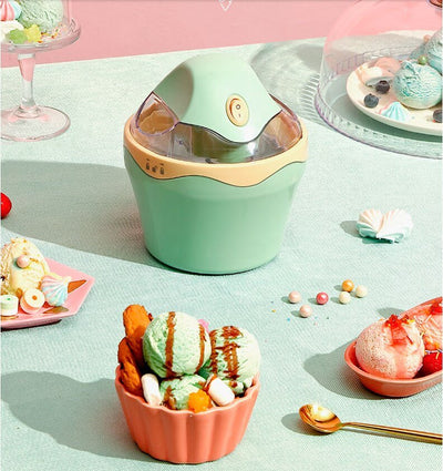 Ice Cream Maker Machine 500ml One-Touch Home Kitchen Dessert Maker