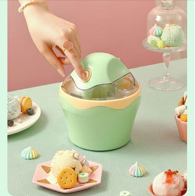 Ice Cream Maker Machine 500ml One-Touch Home Kitchen Dessert Maker