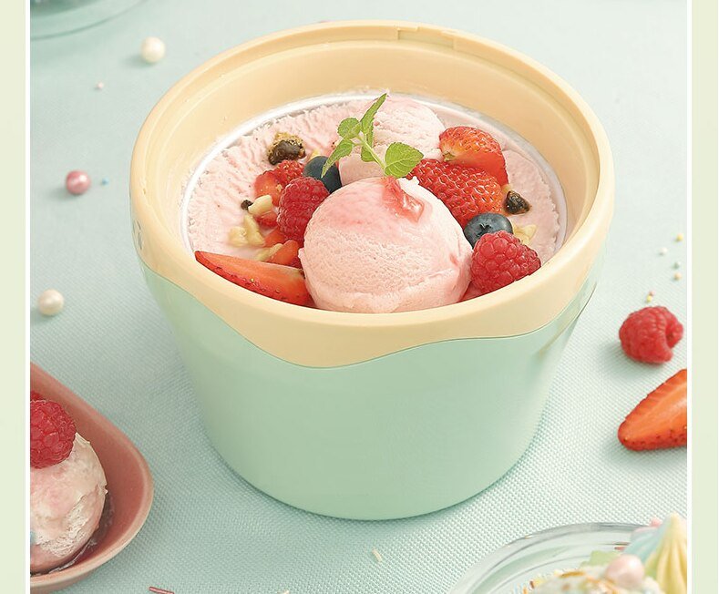 Ice Cream Maker Machine 500ml One-Touch Home Kitchen Dessert Maker