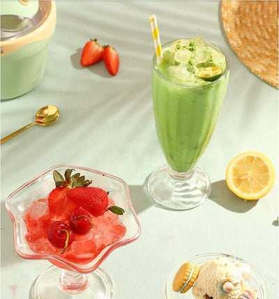 Ice Cream Maker Machine 500ml One-Touch Home Kitchen Dessert Maker