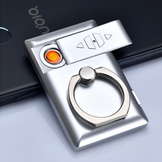 Multi-purpose Phone Bracket Ring Lighter For Mobile Devices