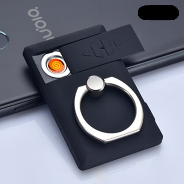 Multi-purpose Phone Bracket Ring Lighter For Mobile Devices