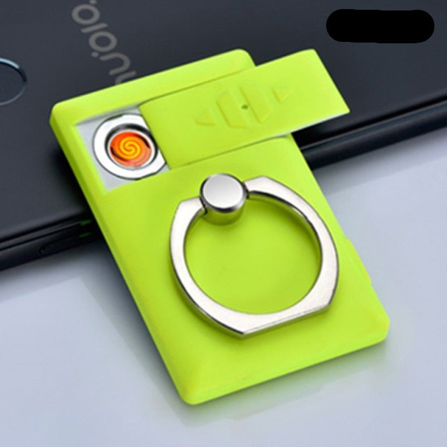 Multi-purpose Phone Bracket Ring Lighter For Mobile Devices