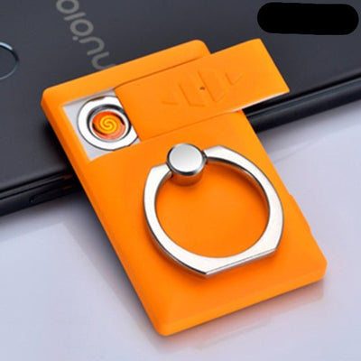 Multi-purpose Phone Bracket Ring Lighter For Mobile Devices