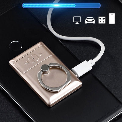 Multi-purpose Phone Bracket Ring Lighter For Mobile Devices