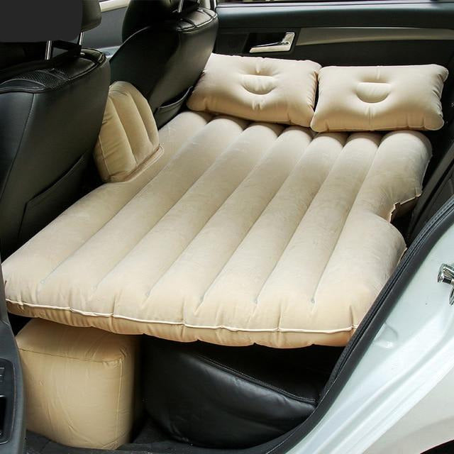 Inflatable Car Mattress Portable Travel Air Bed For Comfortable Sleep