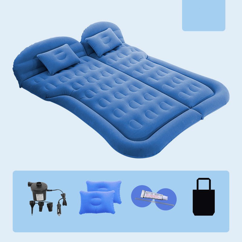 Inflatable Car Mattress With Air Pump For SUV Truck Travel Camping