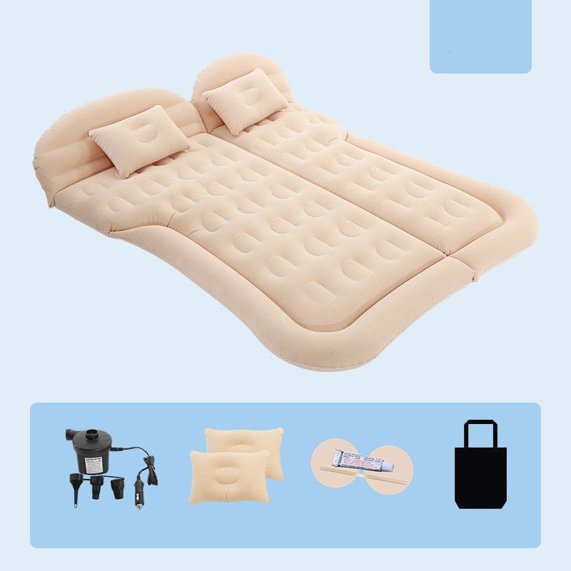 Inflatable Car Mattress With Air Pump For SUV Truck Travel Camping