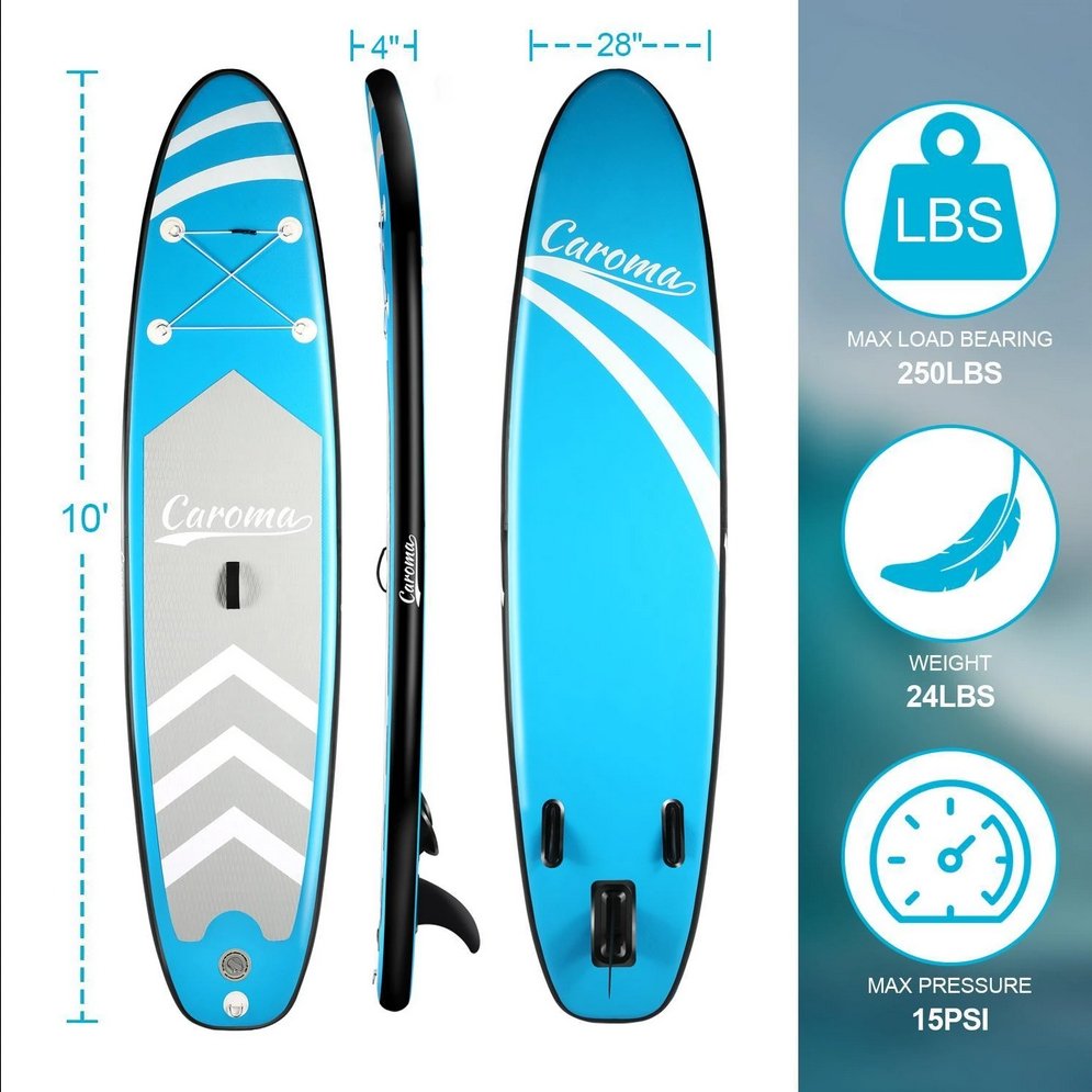 Inflatable Kayak Surfing Board With Adjustable Camera Mount