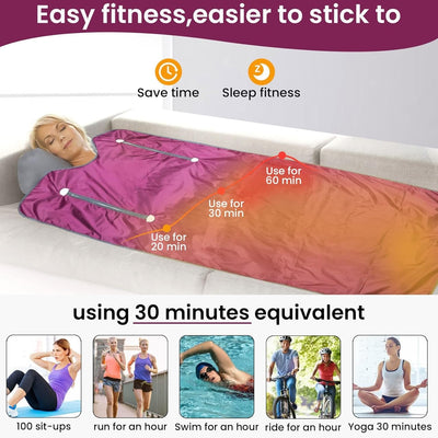 Infrared Sauna Blanket Waterproof For Detox And Relaxation Therapy