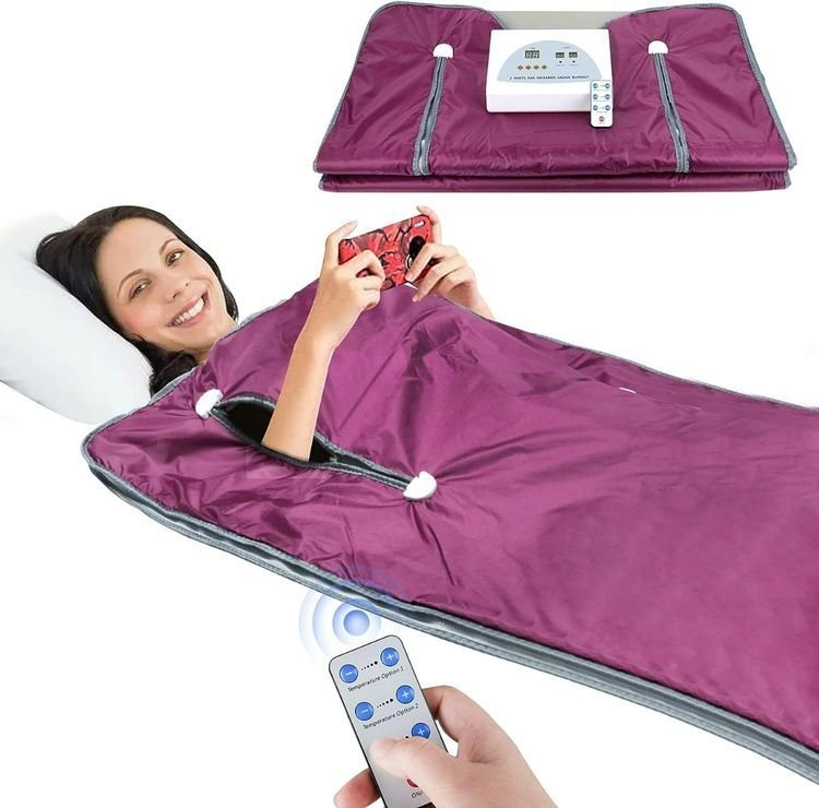 Infrared Sauna Blanket Waterproof For Detox And Relaxation Therapy