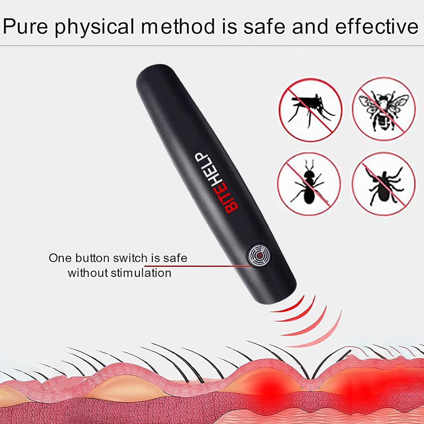 Mosquito Bite Relief Suction Tool For Instant Itch Soothing