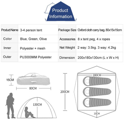 Instant Pop-Up Tent Portable Easy Setup Outdoor Shelter Camping