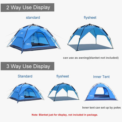 Instant Pop-Up Tent Portable Easy Setup Outdoor Shelter Camping