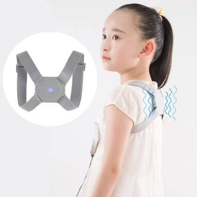 Intelligent Vibrating Posture Trainer Adjustable Upper Back Brace Corrector