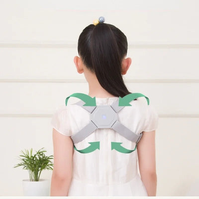 Intelligent Vibrating Posture Trainer Adjustable Upper Back Brace Corrector