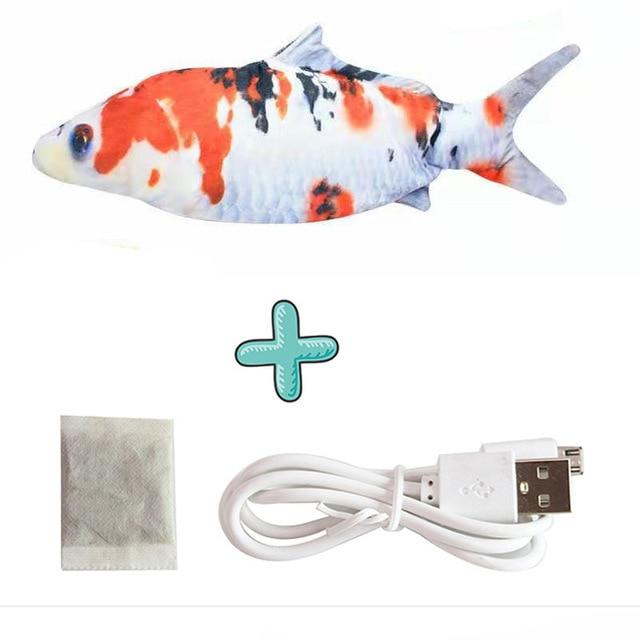 Interactive USB Floppy Fish Toy For Fun Desktop Entertainment